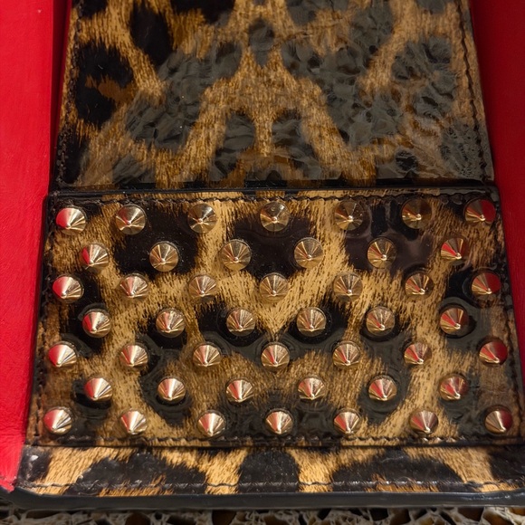 Christian Louboutin Paloma Lg. Calf leather. Leopard guitar strap. Top Tier! - Picture 10 of 11